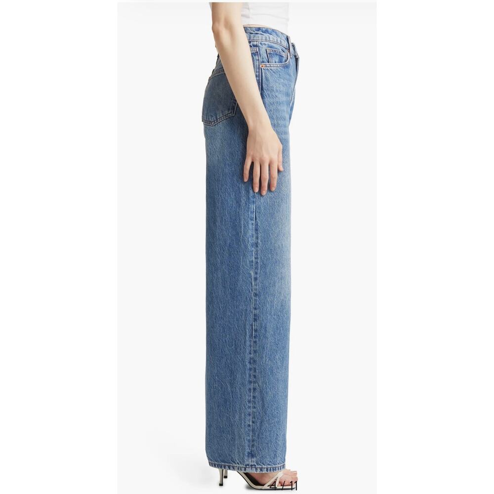 Reformation High Rise Wide Leg Slouchy Jean Size 32 - Picture 4 of 11